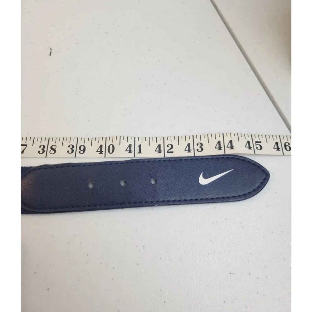 Nike Golf Belt Blue Adjustable Stretch Athletic Softball Baseball Men's Sz 28-32